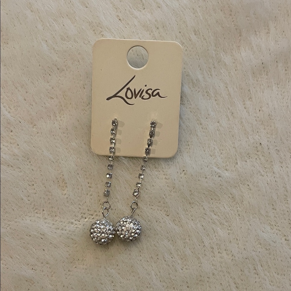 Silver Drop Earrings